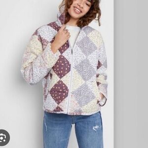 Wild Fable Quilted Patchwork Jacket